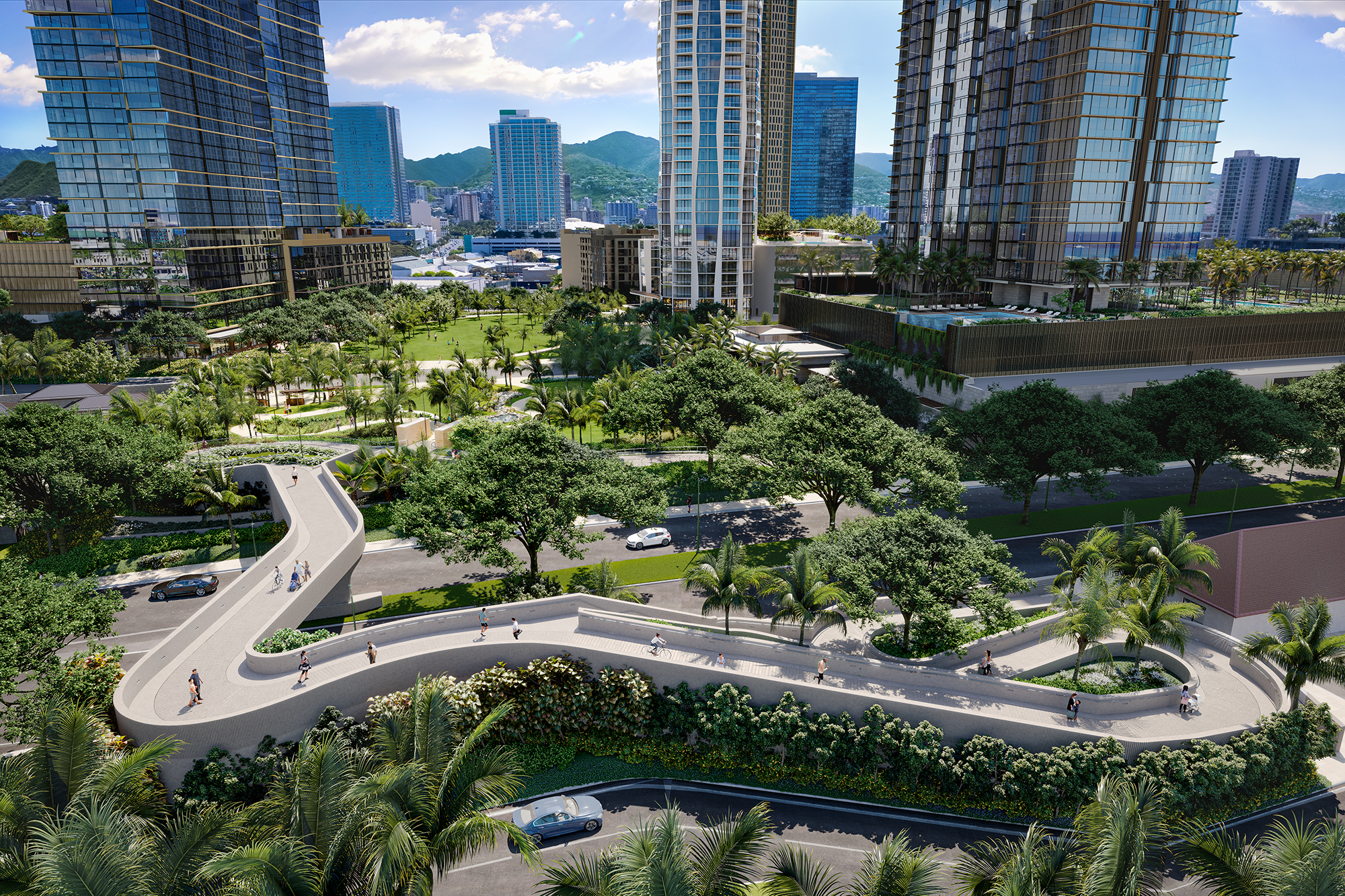 Ala Moana Elevated Walkway